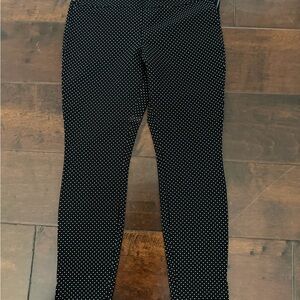 CAbi Black and White Checkered Ankle Pant